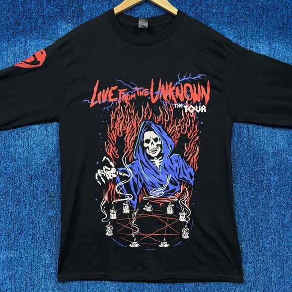 Falling in Reverse Live From the Unknown The Tour Rock Band Long Sleeve Shirt Me - Picture 1 of 6